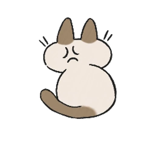 😡 Стикер «Siamese Cat Live» для Telegram