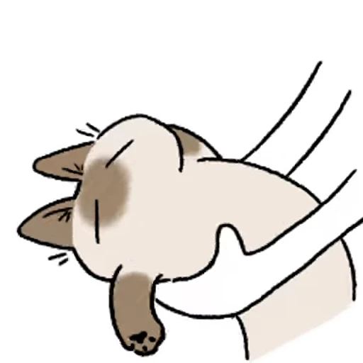 🤗 Стикер «Siamese Cat Live» для Telegram