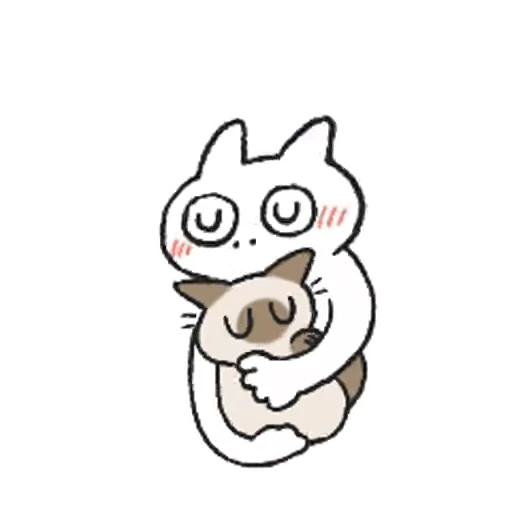 😘 Стикер «Siamese Cat Live» для Telegram