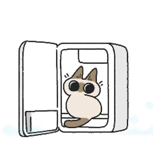 🧊 Стикер «Siamese Cat Live» для Telegram