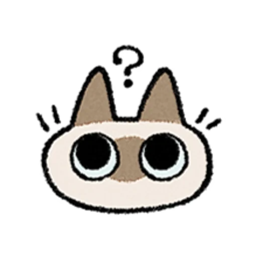 😺 Стикер «Kawaii Siamese» для Telegram
