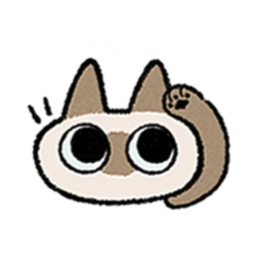 😺 Стикер «Kawaii Siamese» для Telegram