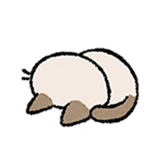😺 Стикер «Kawaii Siamese» для Telegram