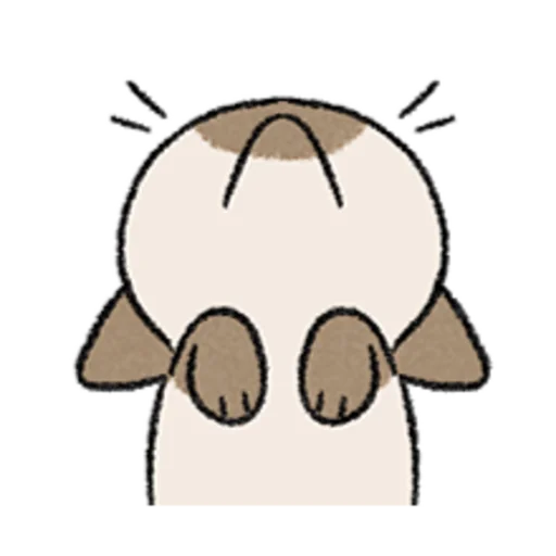 😺 Стикер «Kawaii Siamese» для Telegram