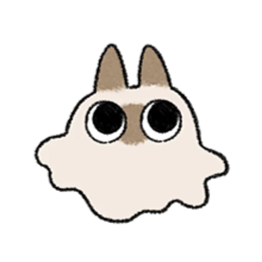 😺 Стикер «Kawaii Siamese» для Telegram