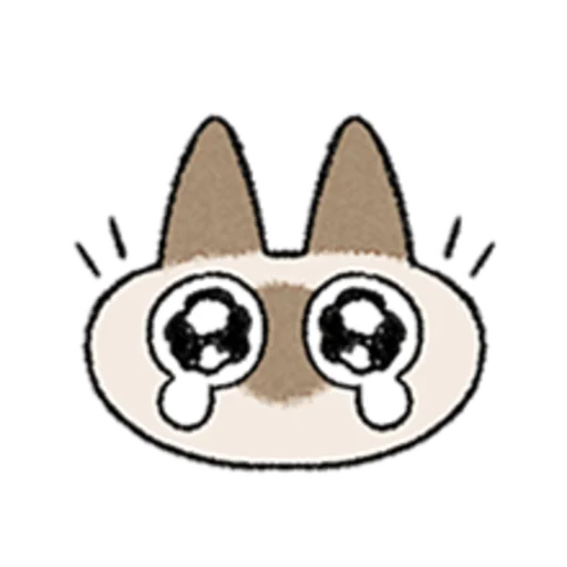 😺 Стикер «Kawaii Siamese» для Telegram