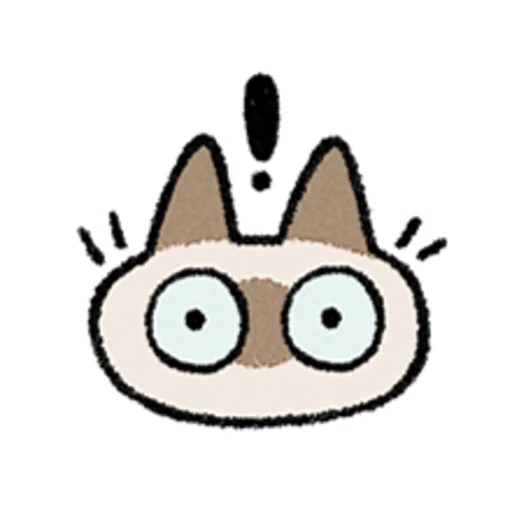 Стикерпак Kawaii Siamese для Telegram