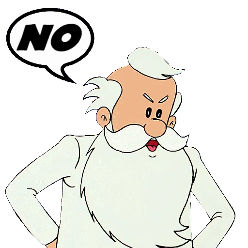 👎 Стикер «SIAMO FATTI COSI&;» для Telegram