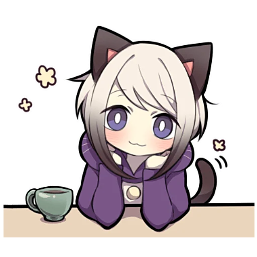 ☺️ Стикер «Сиамский котёнок» для Telegram