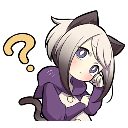 🤔 Стикер «Сиамский котёнок» для Telegram