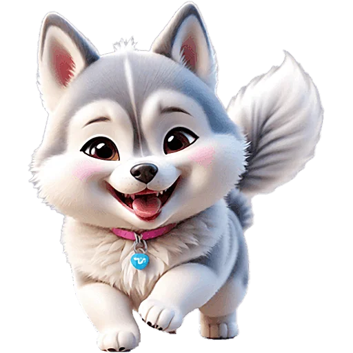 😛 Стикер «Сибирские хаски» для Telegram