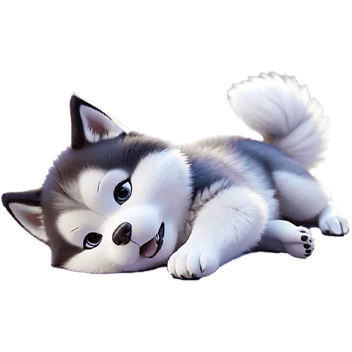 😵‍💫 Стикер «Сибирские хаски» для Telegram