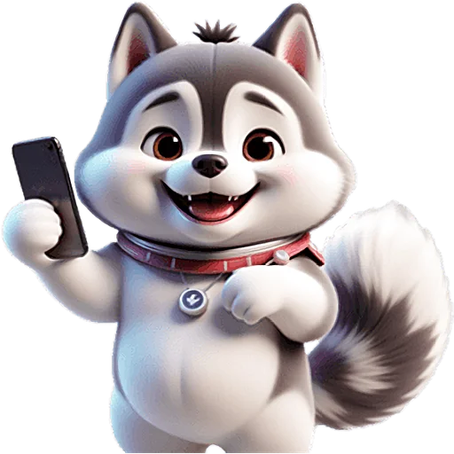 ☺️ Стикер «Сибирские хаски» для Telegram