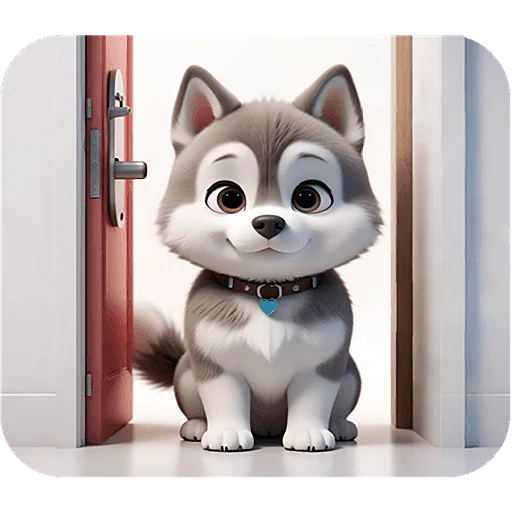 ☺️ Стикер «Сибирские хаски» для Telegram