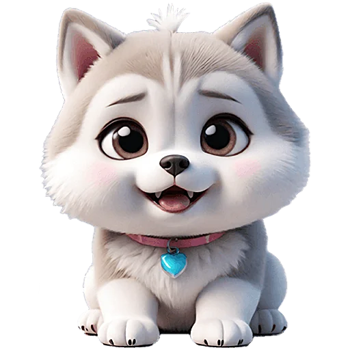 🥹 Стикер «Сибирские хаски» для Telegram