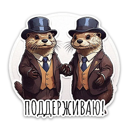 🦦 Стикер «ВЫДРОЧАТик» для Telegram