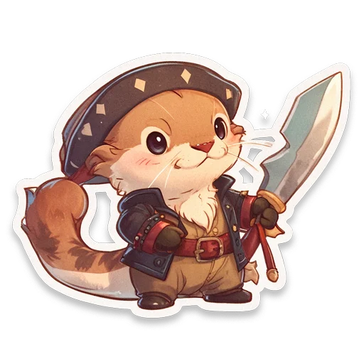 🦦 Стикер «ВЫДРОЧАТик» для Telegram