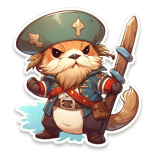 🦦 Стикер «ВЫДРОЧАТик» для Telegram