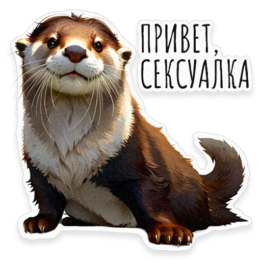 Стикерпак ВЫДРОЧАТик для Telegram