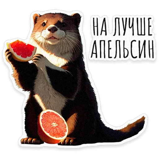 🦦 Стикер «ВЫДРОЧАТик» для Telegram