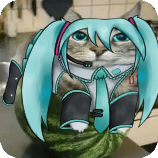🐱 Стикер «Сидим не рыпаемся» для Telegram