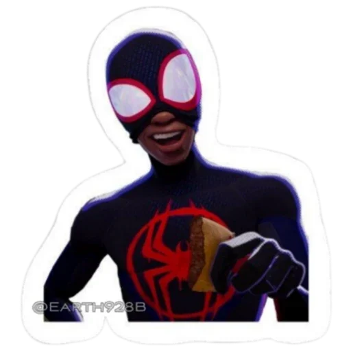 ⚫ Стикер «Spider verse» для Telegram