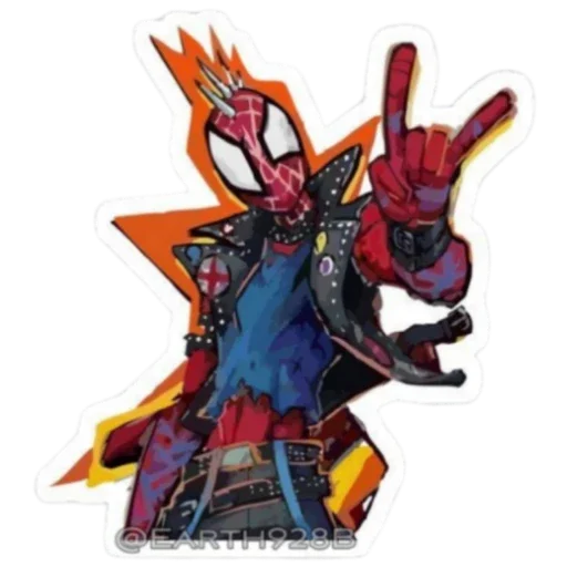 🟠 Стикер «Spider verse» для Telegram