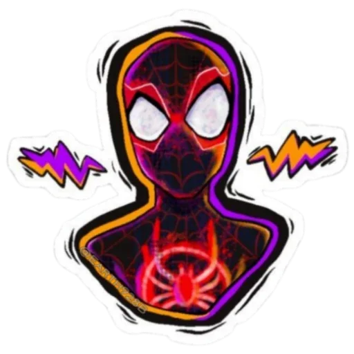 ⚫ Стикер «Spider verse» для Telegram