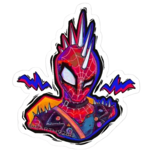 🔵 Стикер «Spider verse» для Telegram