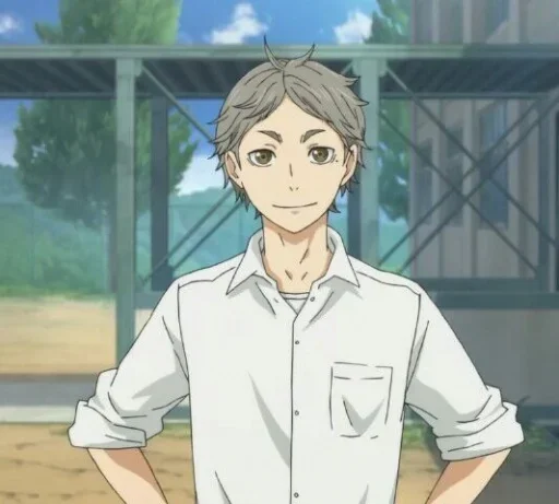 🖱 Стикер «sugawara koushi» для Telegram
