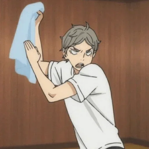 🖱 Стикер «sugawara koushi» для Telegram