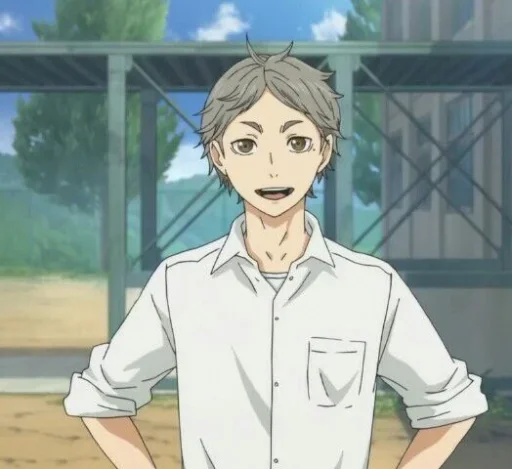 🖱 Стикер «sugawara koushi» для Telegram