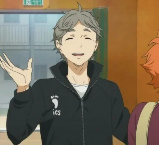 🖱 Стикер «sugawara koushi» для Telegram
