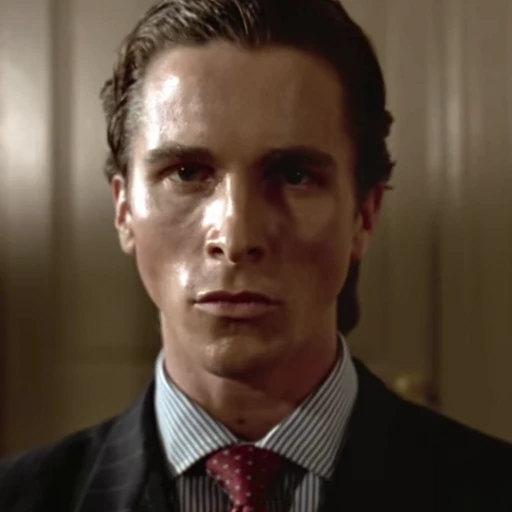 😳 Стикер «American Psycho Американский психопат» для Telegram