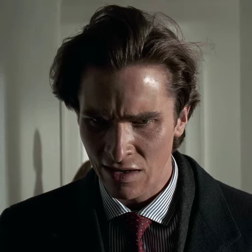 😳 Стикер «American Psycho Американский психопат» для Telegram