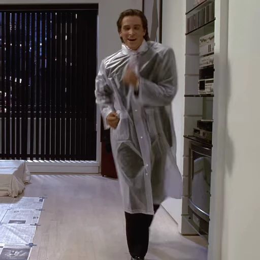 🕺 Стикер «American Psycho Американский психопат» для Telegram
