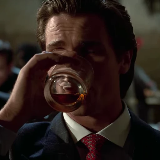 🍺 Стикер «American Psycho Американский психопат» для Telegram