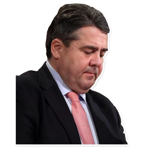 😴 Стикер «Sigmar Gabriel» для Telegram