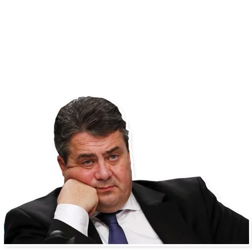 😴 Стикер «Sigmar Gabriel» для Telegram