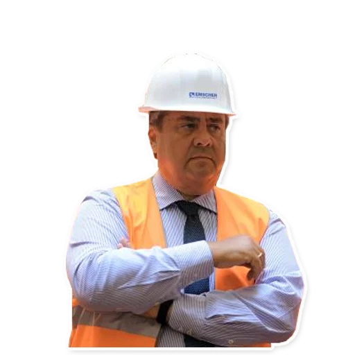 👷 Стикер «Sigmar Gabriel» для Telegram