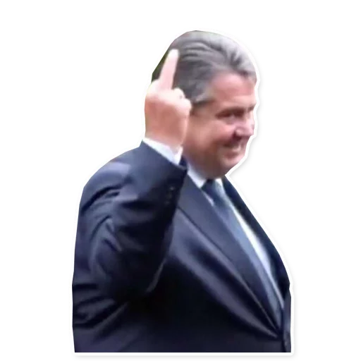 🖕 Стикер «Sigmar Gabriel» для Telegram