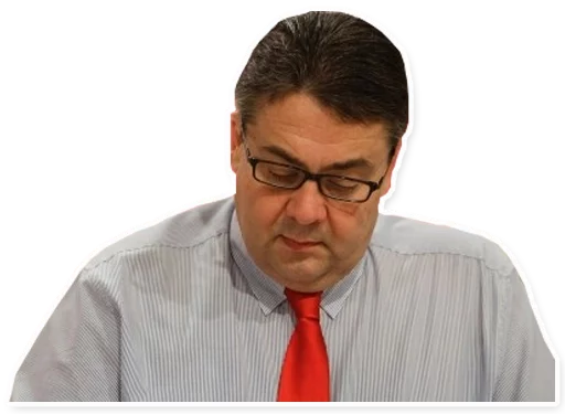 🤓 Стикер «Sigmar Gabriel» для Telegram