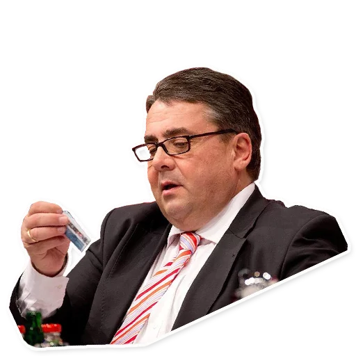 🤑 Стикер «Sigmar Gabriel» для Telegram