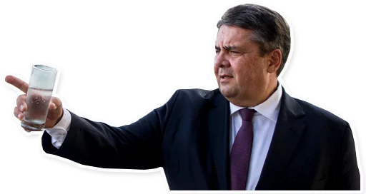 👈 Стикер «Sigmar Gabriel» для Telegram