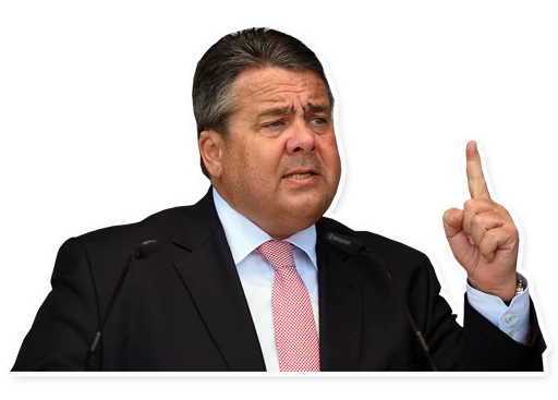 👆 Стикер «Sigmar Gabriel» для Telegram