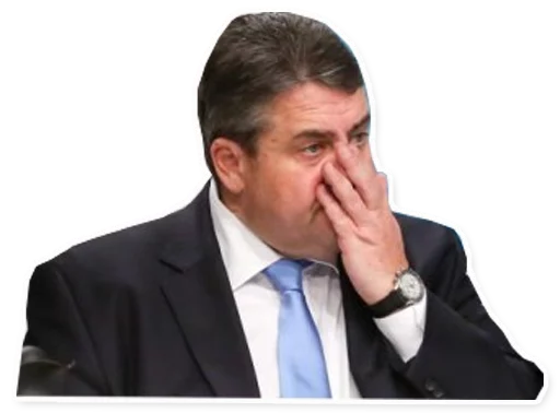 🙊 Стикер «Sigmar Gabriel» для Telegram