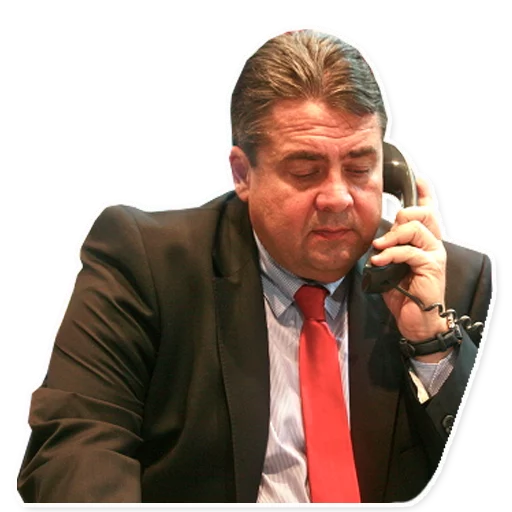 📞 Стикер «Sigmar Gabriel» для Telegram