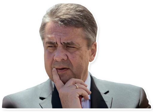 🤔 Стикер «Sigmar Gabriel» для Telegram