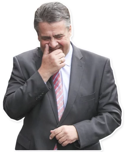 😁 Стикер «Sigmar Gabriel» для Telegram