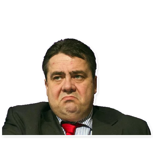 ☹ Стикер «Sigmar Gabriel» для Telegram